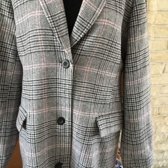 NWT GAP WOOL BLEND LONGLINE COAT - Picture 7 of 11